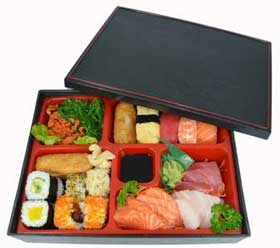 Bento lunch Box with food