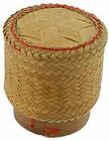 Sticky rice single serve basket